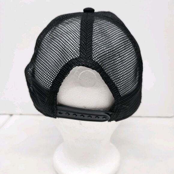 Jack Daniels Field Tester Trucker Hat Cap Black Mesh Snap Back Merkley Headgear - Picture 6 of 8